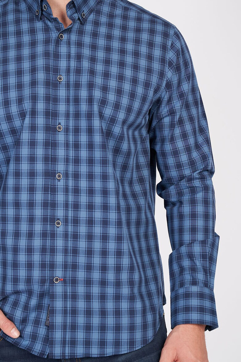 Lee Cooper Карирана риза Oxford - Pepit.bg