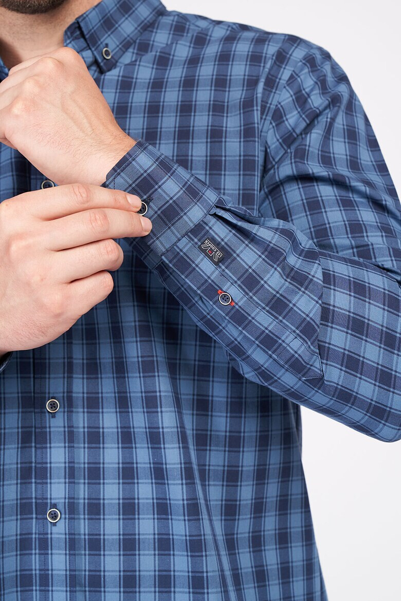 Lee Cooper Карирана риза Oxford - Pepit.bg