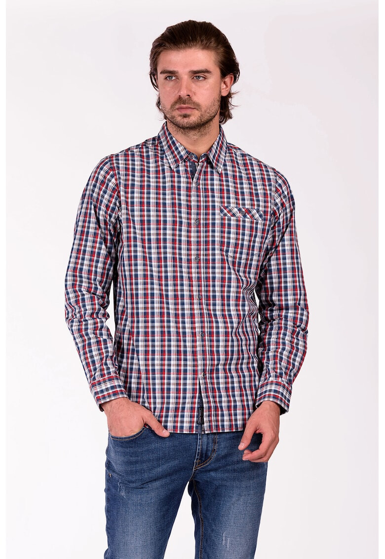 Lee Cooper Карирана риза с джоб - Pepit.bg