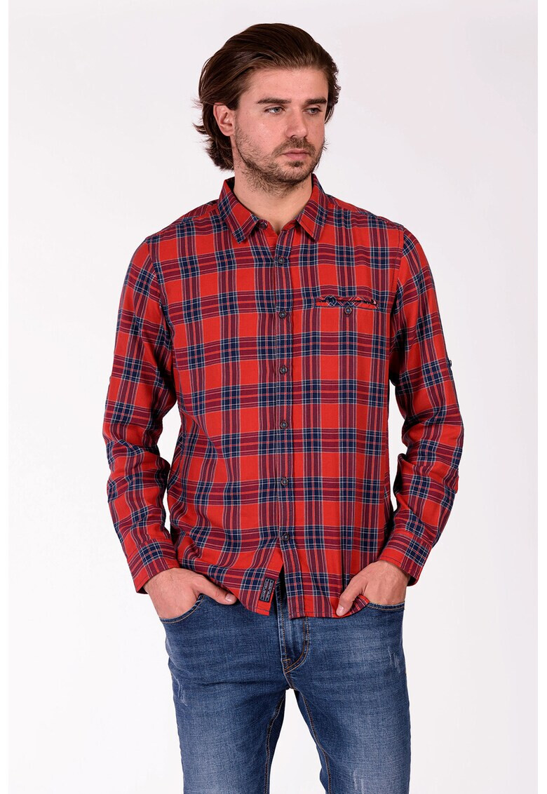 Lee Cooper Карирана риза с джоб - Pepit.bg