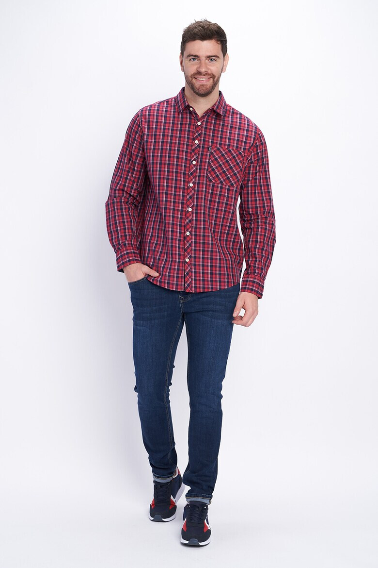 Lee Cooper Карирана риза с джоб - Pepit.bg