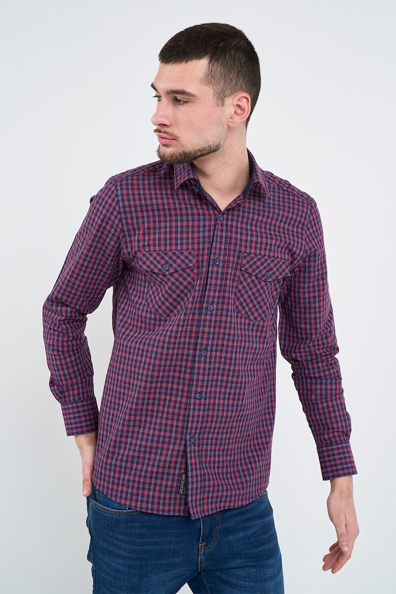 Lee Cooper Карирана риза с джобове - Pepit.bg