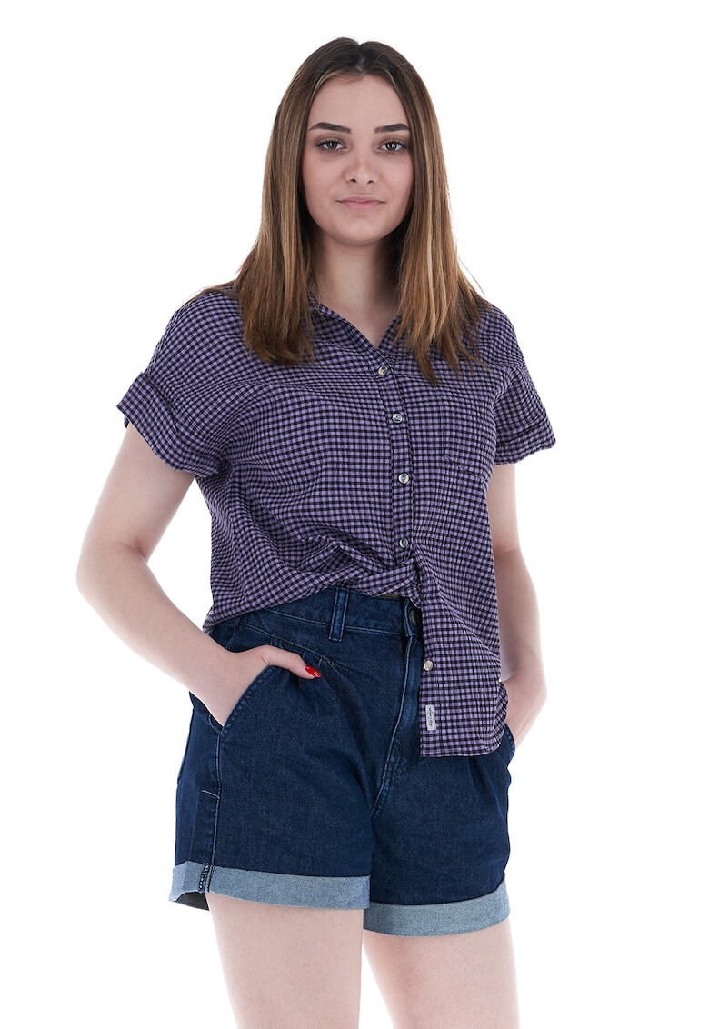 Lee Cooper Карирана риза с пришит джоб - Pepit.bg