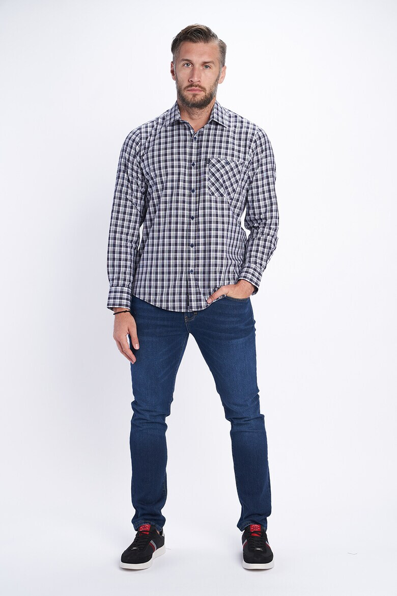 Lee Cooper Карирана риза с пришит джоб - Pepit.bg