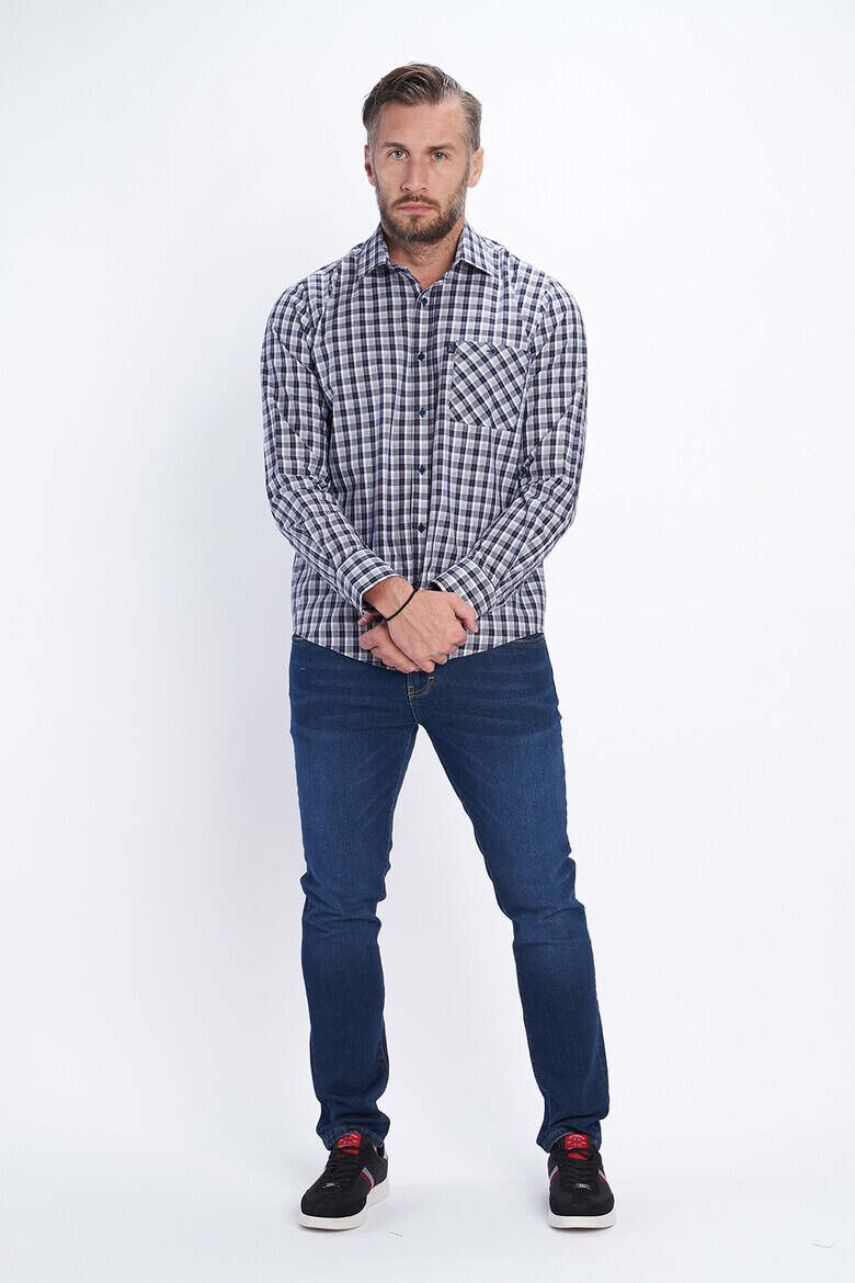 Lee Cooper Карирана риза с пришит джоб - Pepit.bg