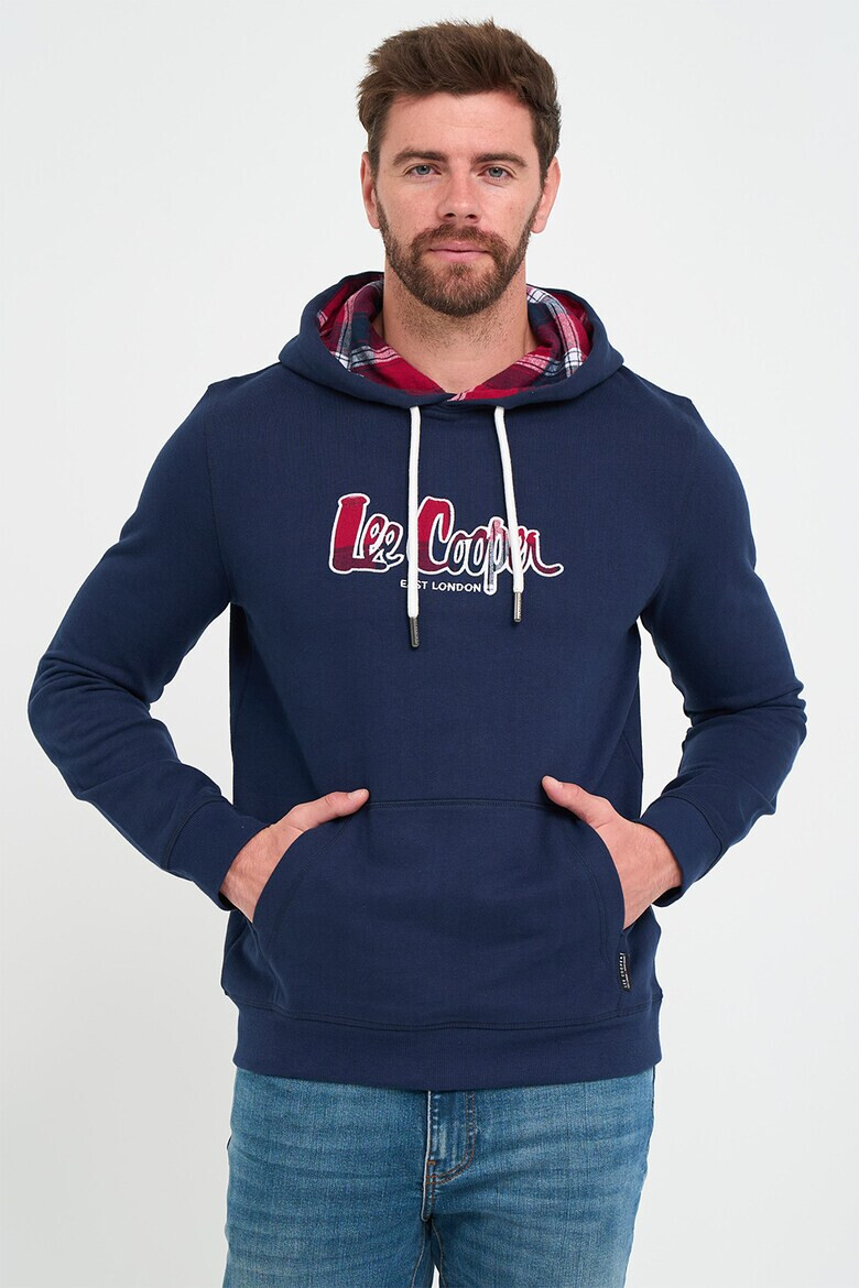 Lee Cooper Худи с джоб кенгуру с лого - Pepit.bg