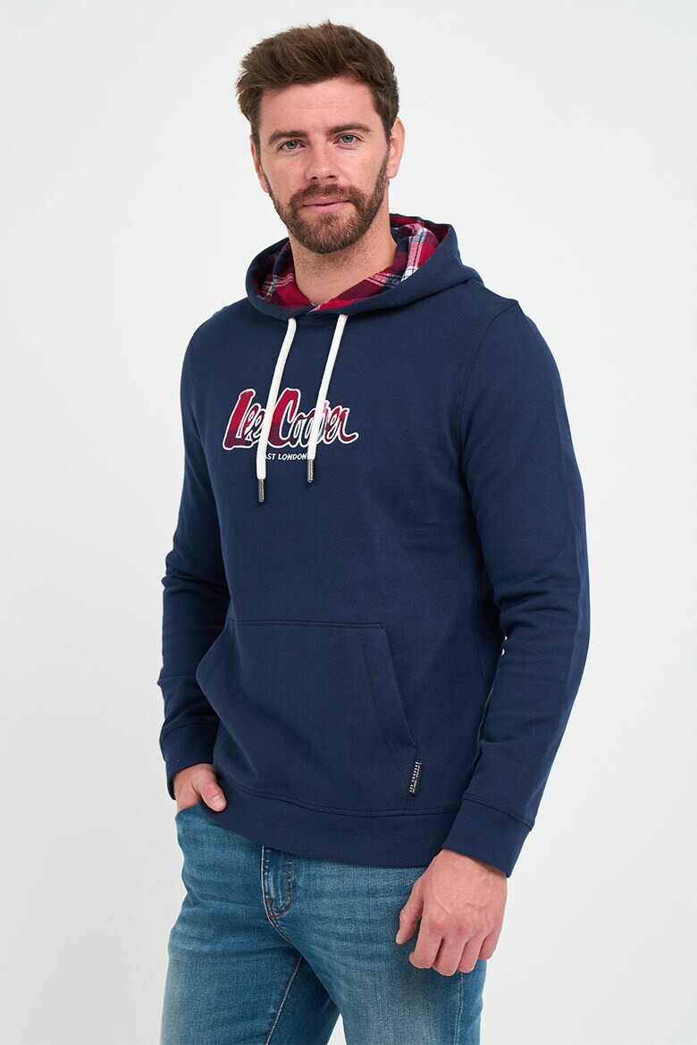 Lee Cooper Худи с джоб кенгуру с лого - Pepit.bg
