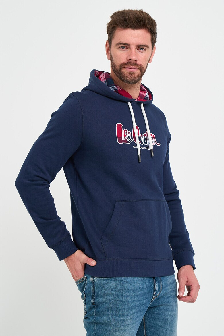 Lee Cooper Худи с джоб кенгуру с лого - Pepit.bg