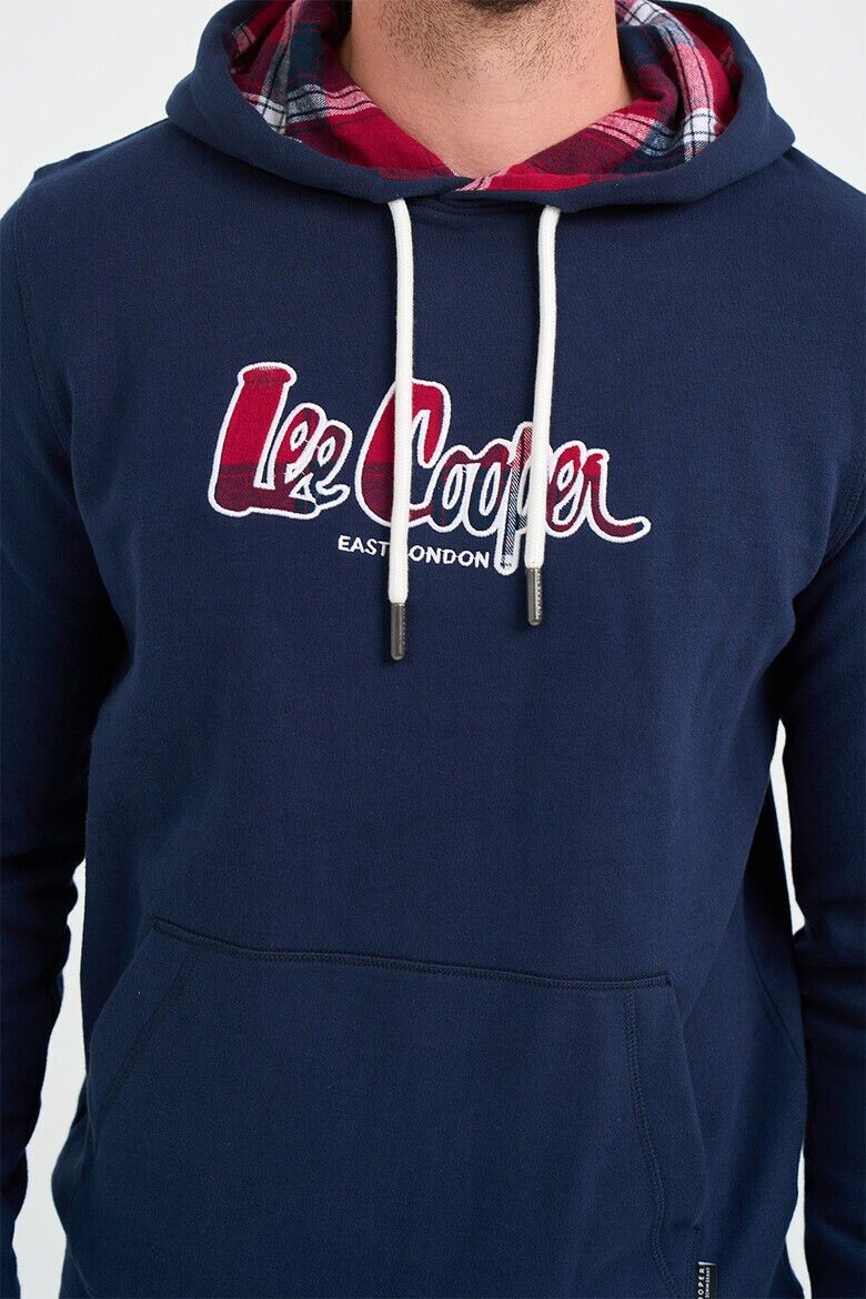 Lee Cooper Худи с джоб кенгуру с лого - Pepit.bg