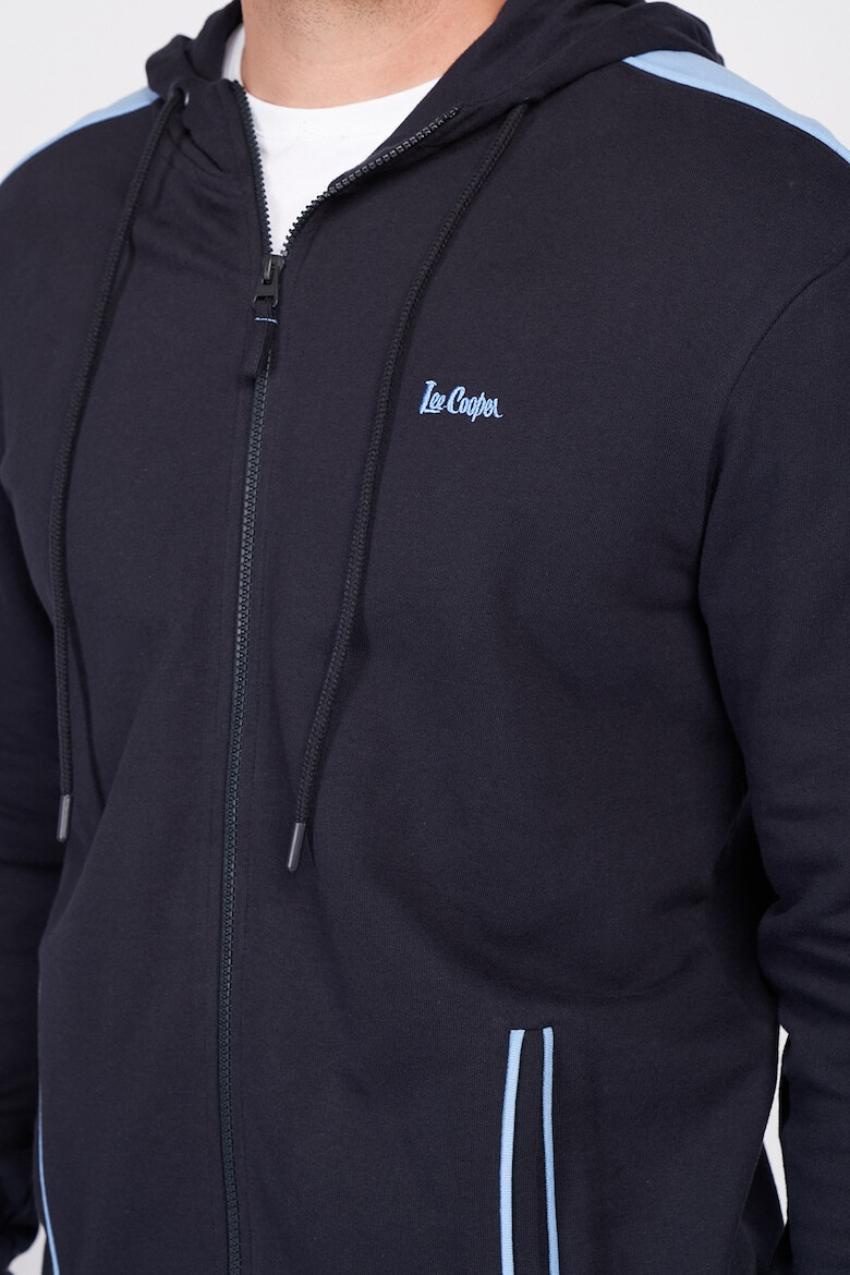 Lee Cooper Худи с цип и джобове отпред - Pepit.bg
