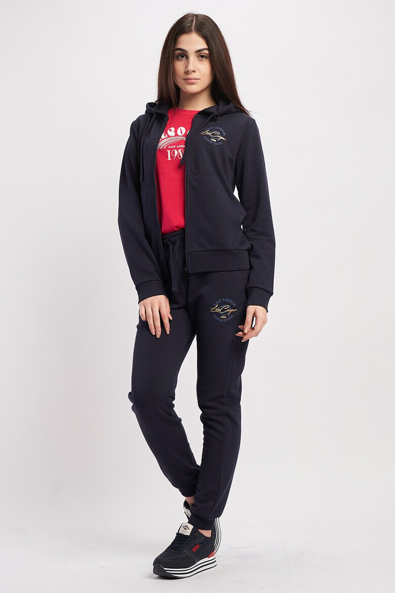 Lee Cooper Худи с цип и лого - Pepit.bg