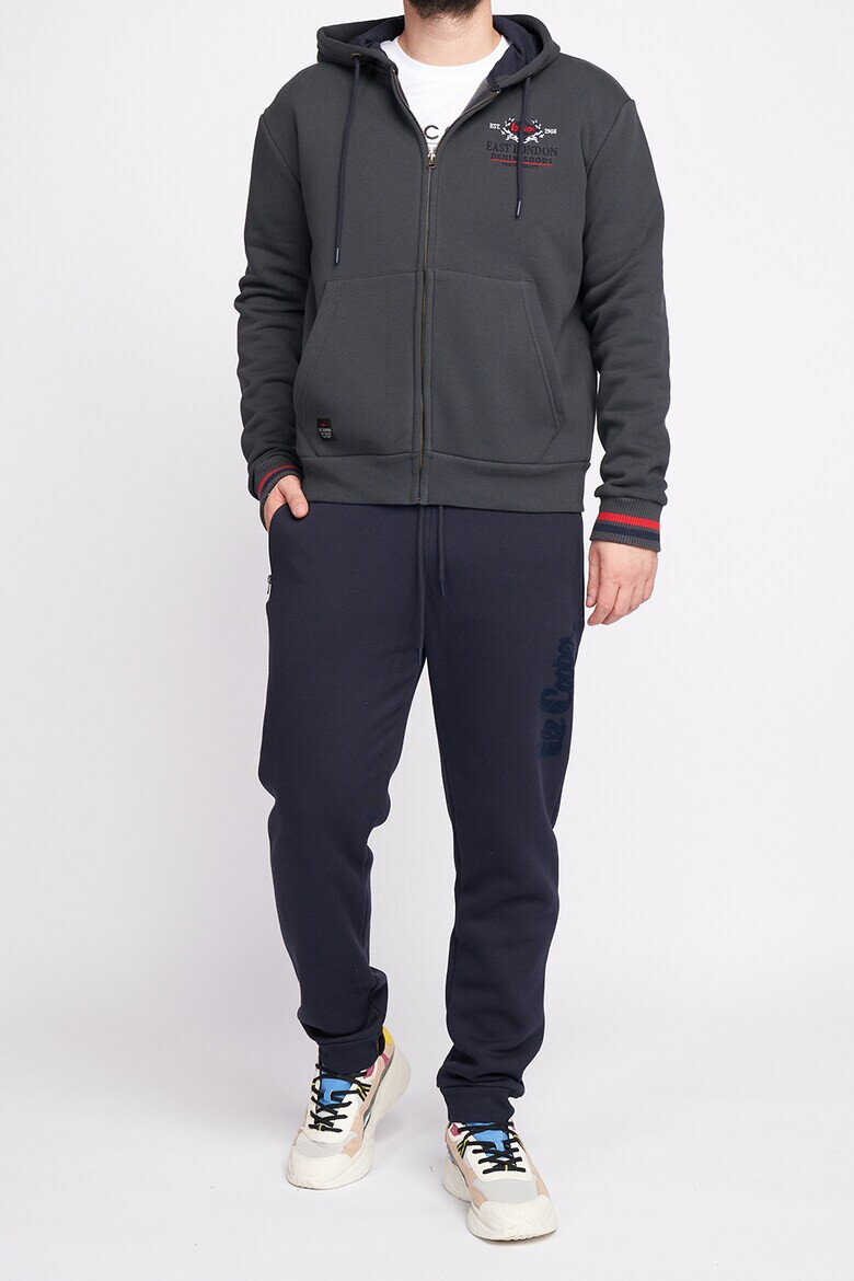 Lee Cooper Худи с цип и лого - Pepit.bg