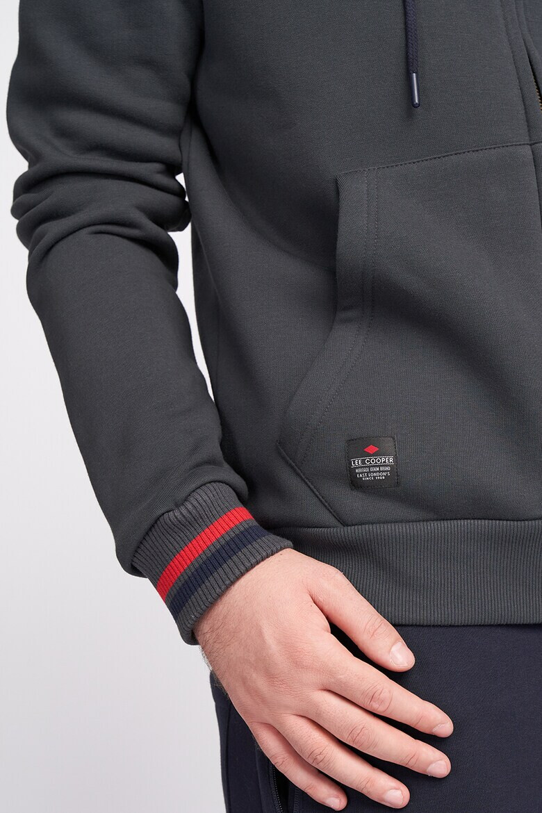 Lee Cooper Худи с цип и лого - Pepit.bg