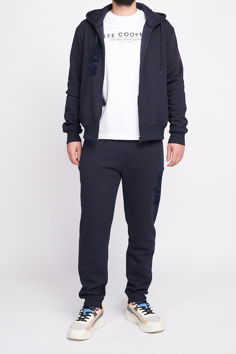 Lee Cooper Худи с цип и лого - Pepit.bg