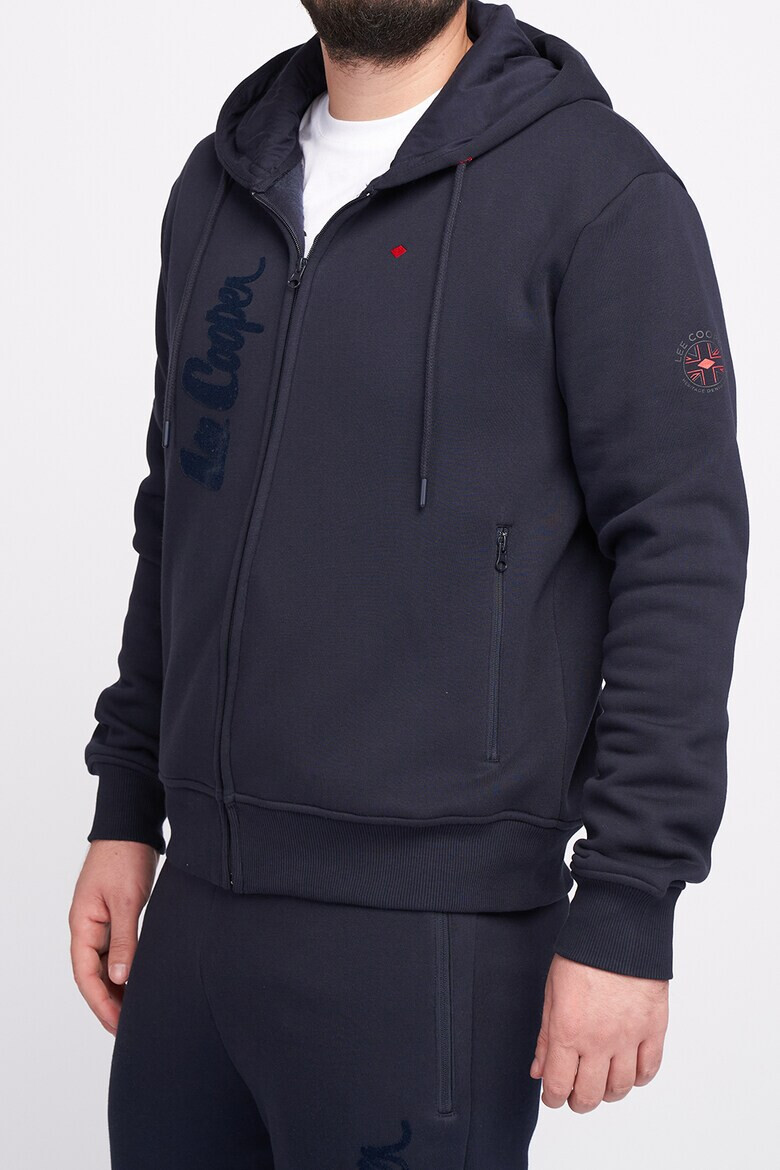 Lee Cooper Худи с цип и лого - Pepit.bg