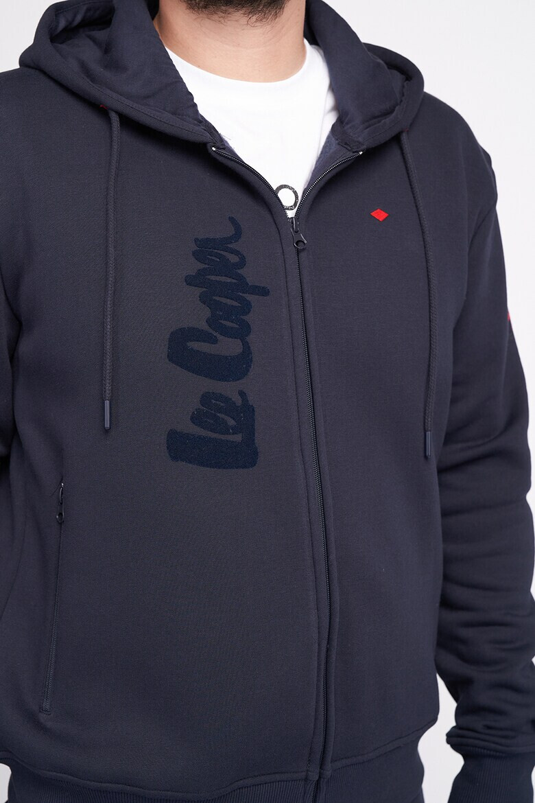 Lee Cooper Худи с цип и лого - Pepit.bg