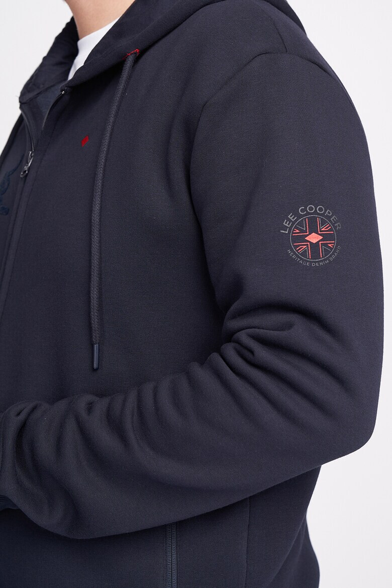 Lee Cooper Худи с цип и лого - Pepit.bg