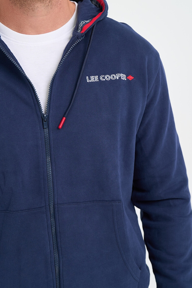 Lee Cooper Худи с цип със скосени джобове - Pepit.bg