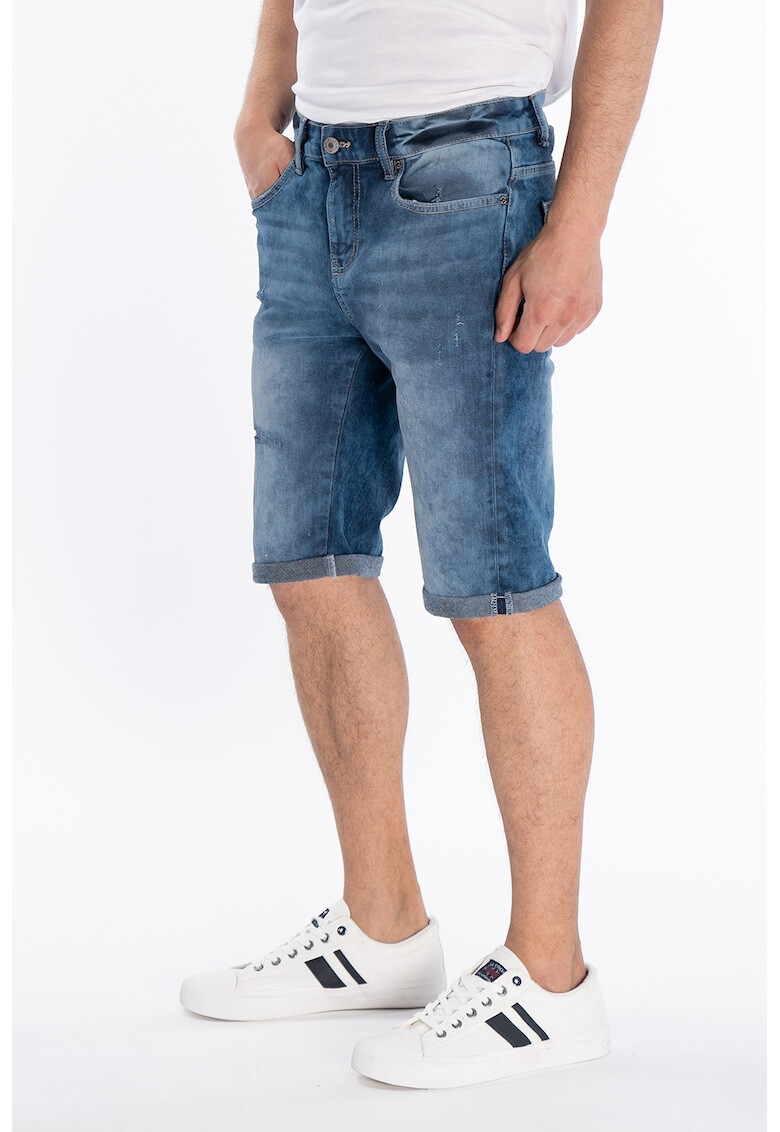 Lee Cooper Къси дънки с пришито лого - Pepit.bg