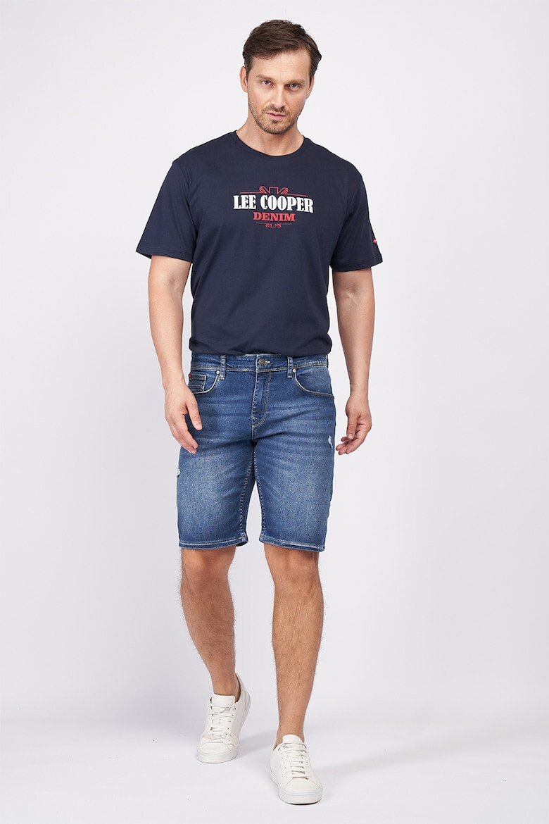 Lee Cooper Къси дънки със захабен ефект - Pepit.bg