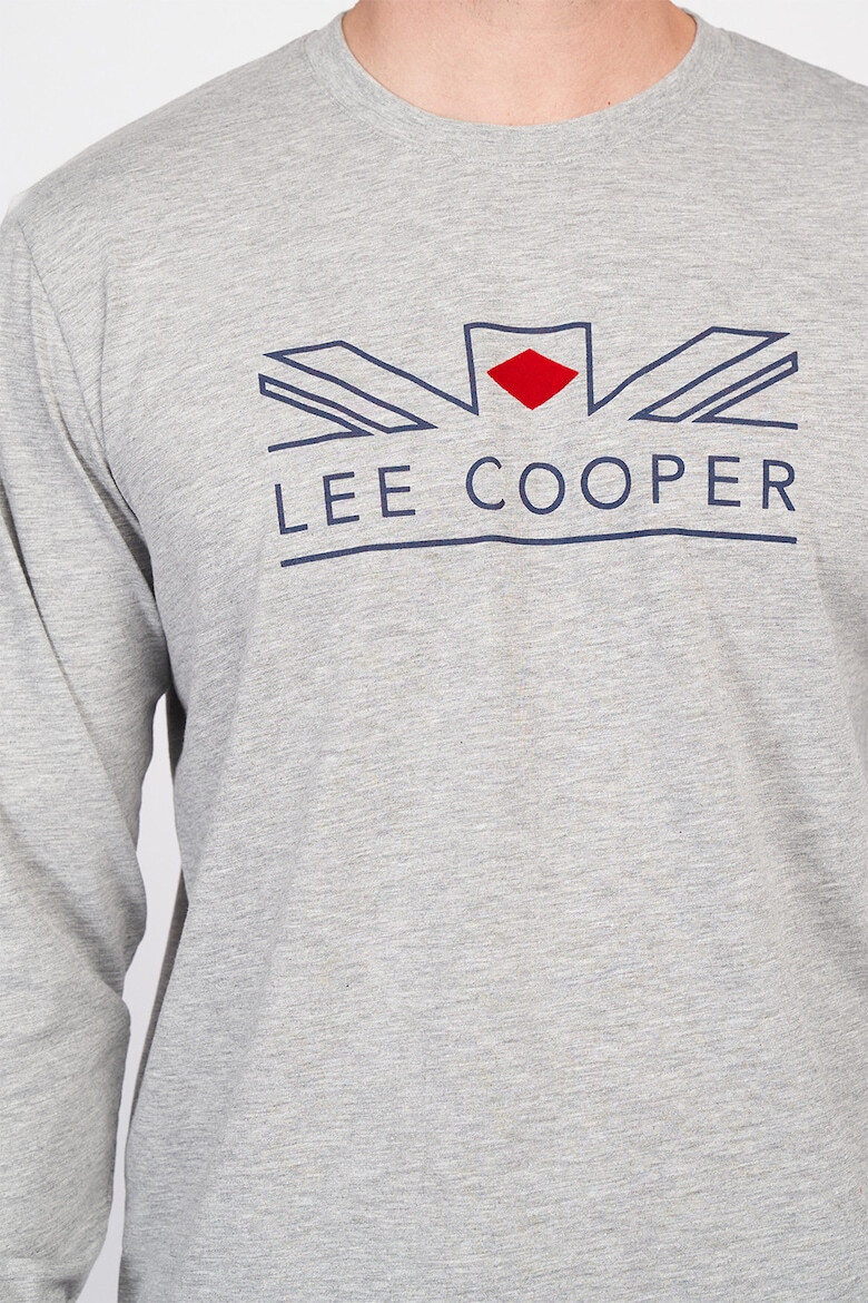 Lee Cooper Памучна блуза с лого - Pepit.bg