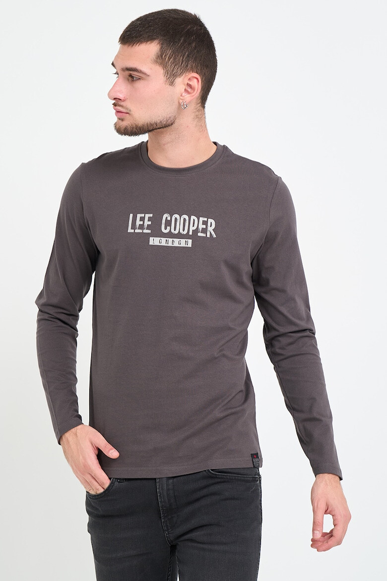 Lee Cooper Памучна блуза с лого - Pepit.bg