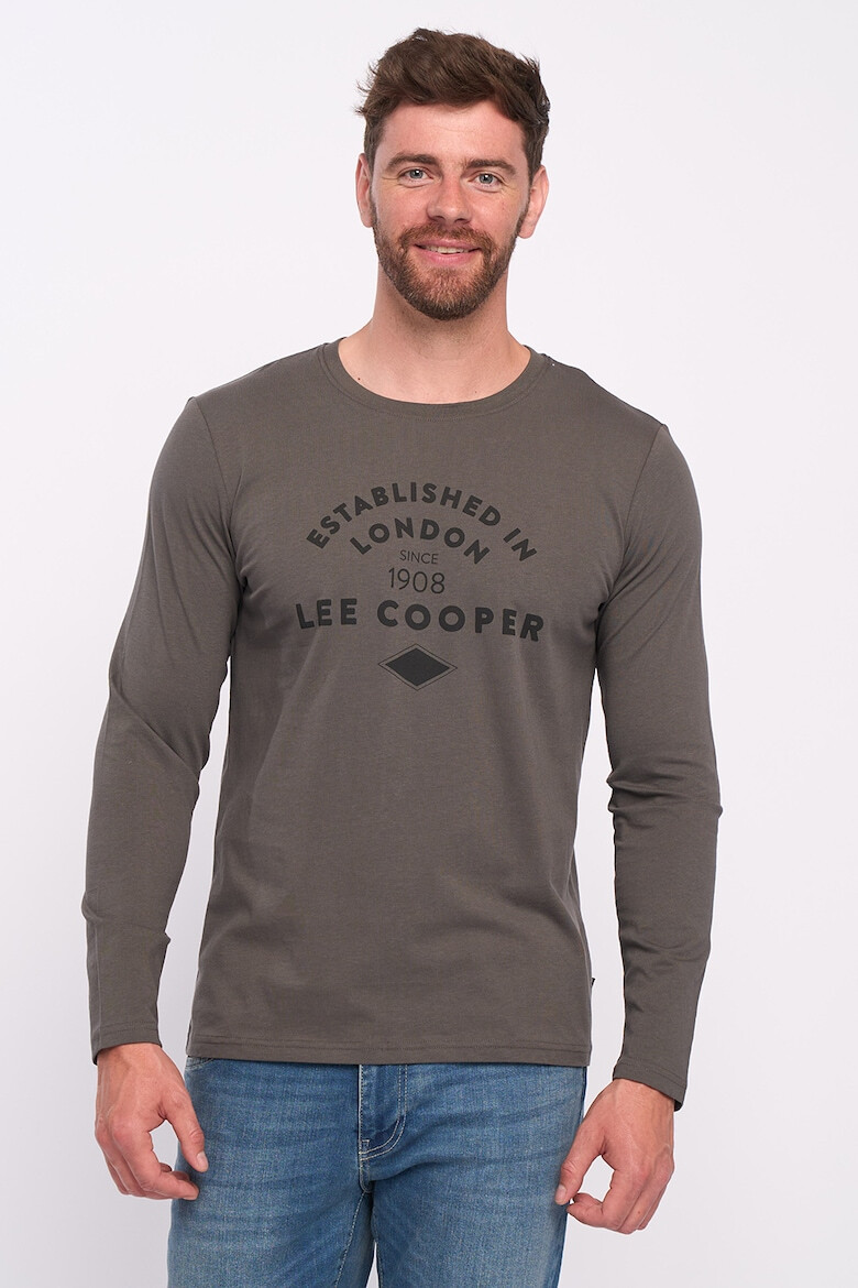 Lee Cooper Памучна блуза с лого - Pepit.bg