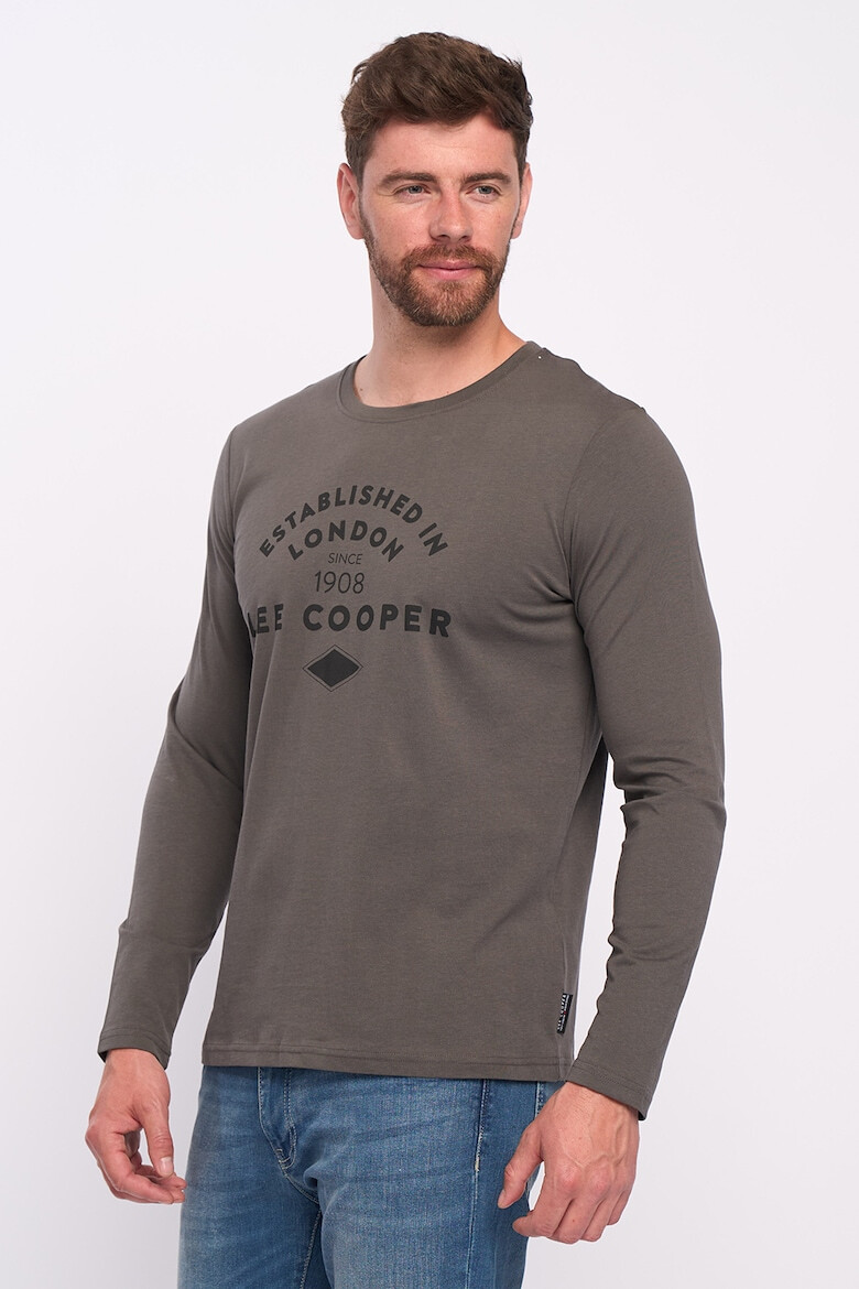 Lee Cooper Памучна блуза с лого - Pepit.bg