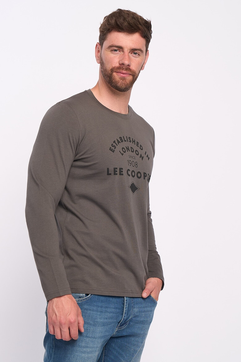 Lee Cooper Памучна блуза с лого - Pepit.bg