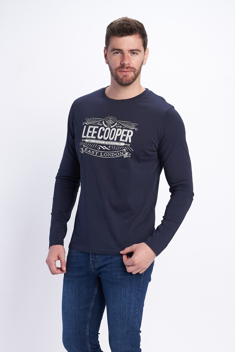 Lee Cooper Памучна блуза с лого - Pepit.bg