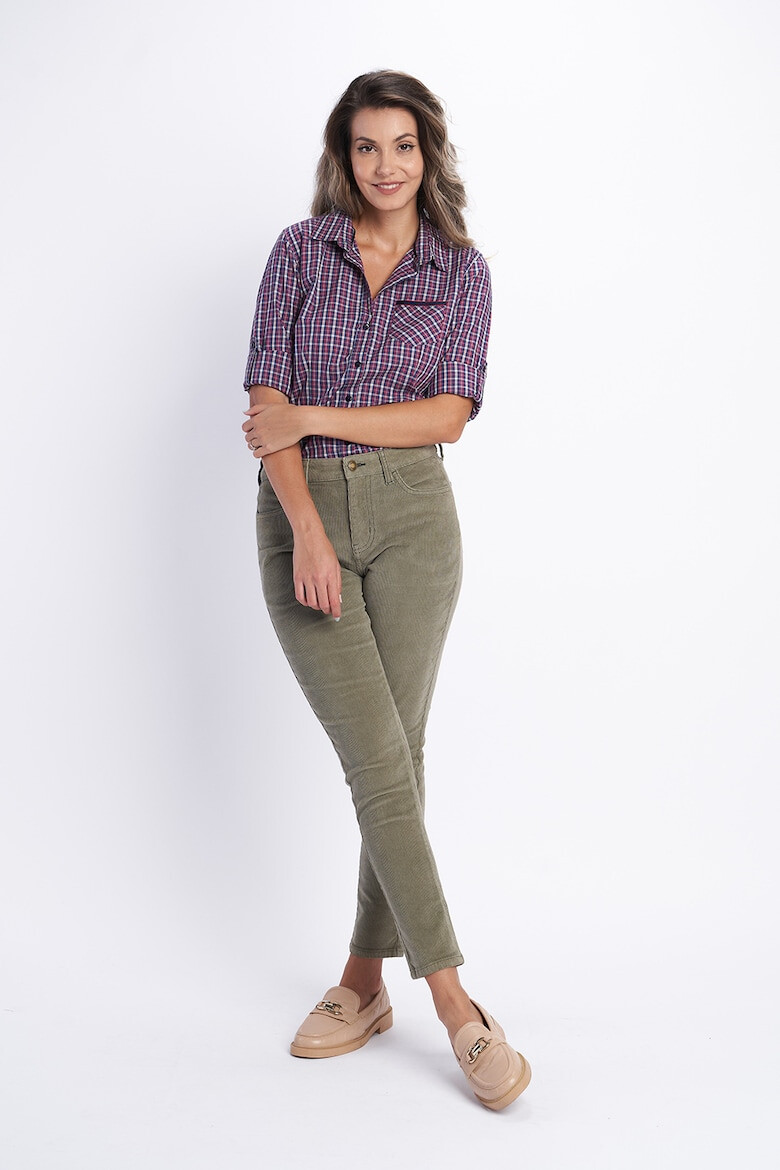 Lee Cooper Памучна карирана риза - Pepit.bg