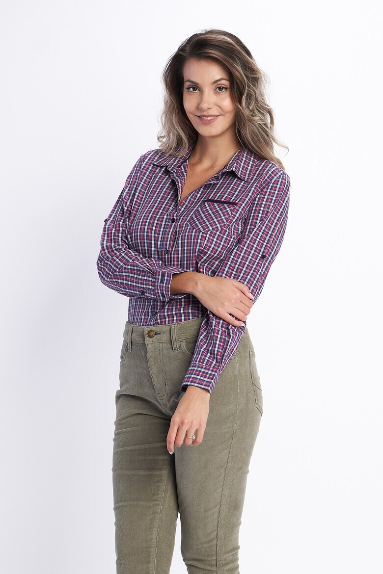 Lee Cooper Памучна карирана риза - Pepit.bg