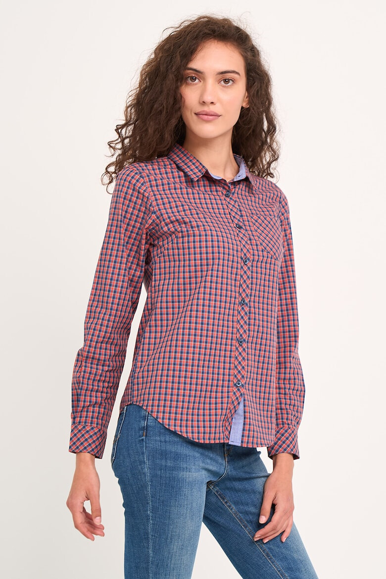 Lee Cooper Памучна риза на каре - Pepit.bg