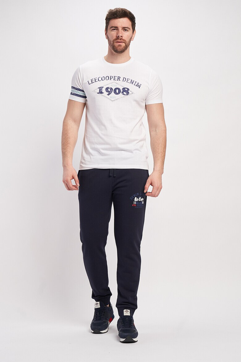 Lee Cooper Памучна тениска на лога - Pepit.bg