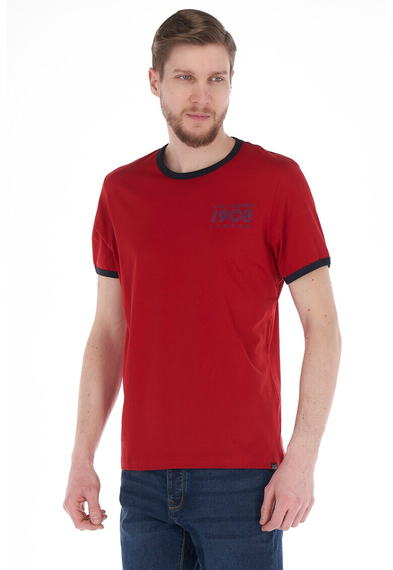 Lee Cooper Памучна тениска Ringer - Pepit.bg