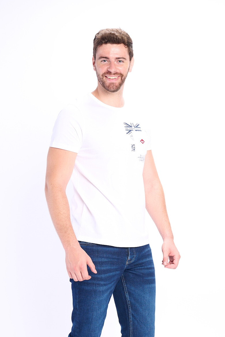 Lee Cooper Памучна тениска с джоб - Pepit.bg