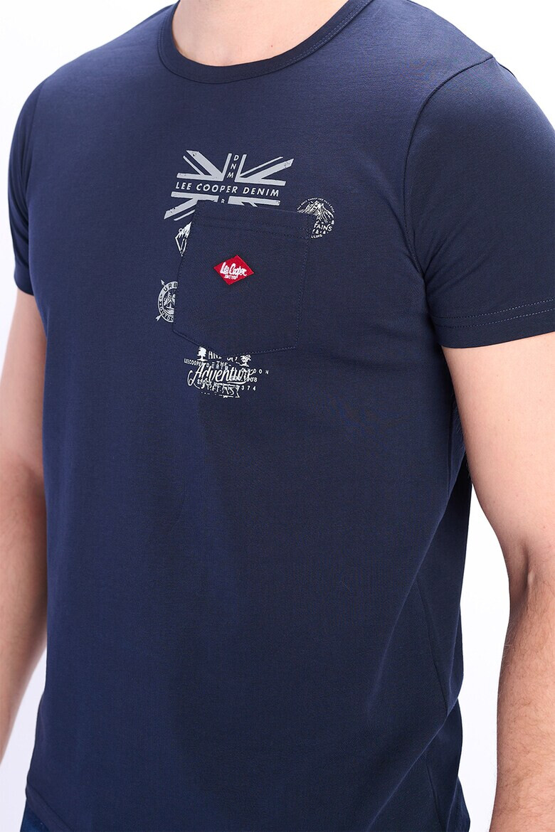 Lee Cooper Памучна тениска с джоб - Pepit.bg