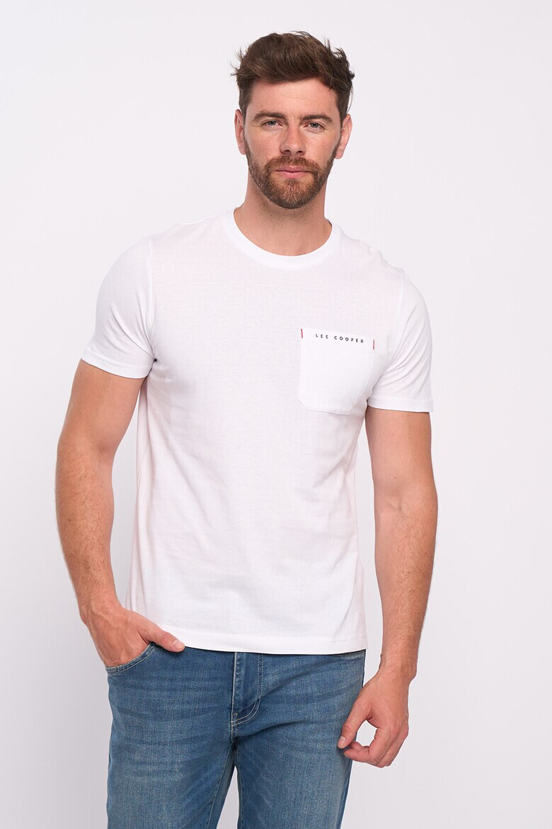 Lee Cooper Памучна тениска с джоб - Pepit.bg