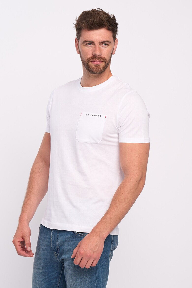 Lee Cooper Памучна тениска с джоб - Pepit.bg