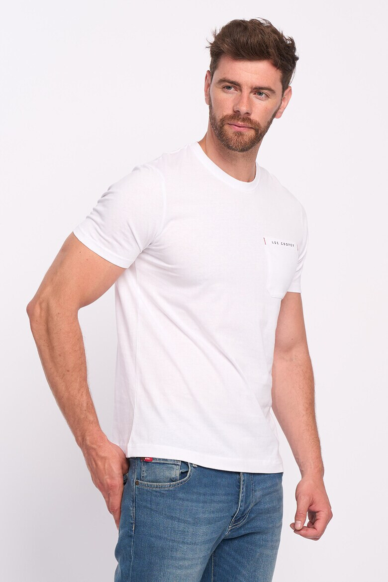 Lee Cooper Памучна тениска с джоб - Pepit.bg