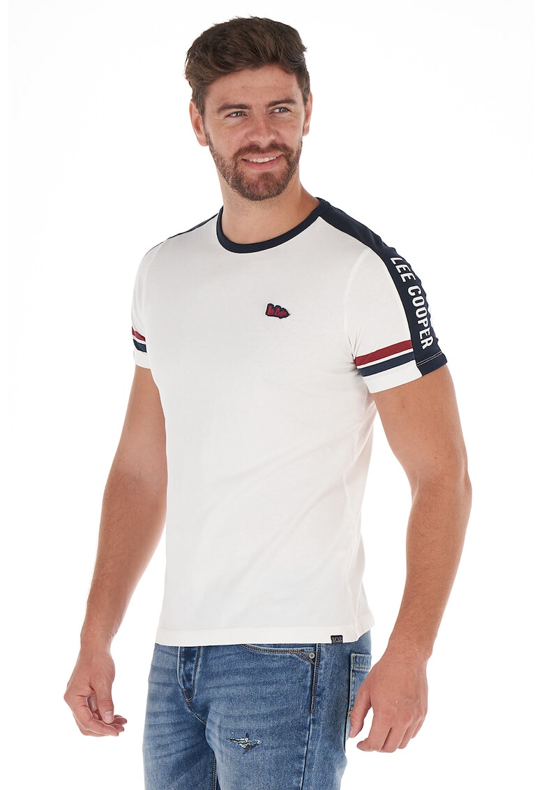 Lee Cooper Памучна тениска с лого - Pepit.bg