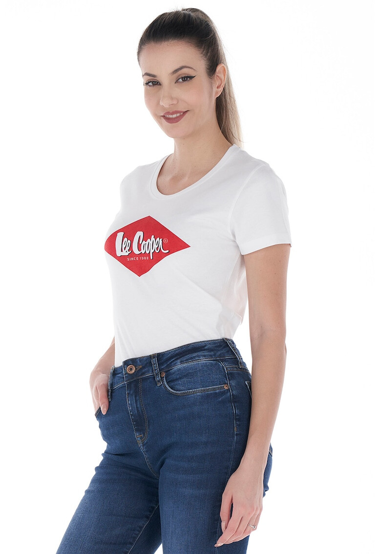 Lee Cooper Памучна тениска с лого - Pepit.bg