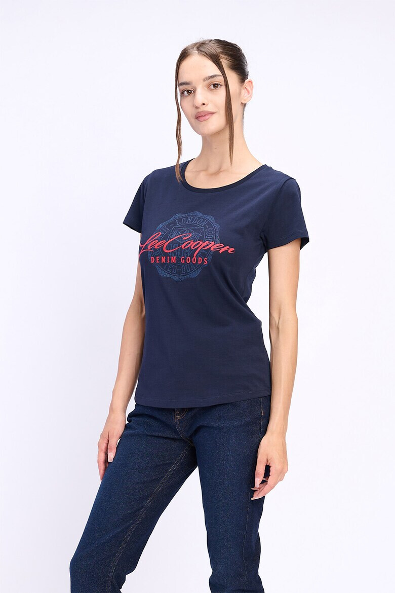 Lee Cooper Памучна тениска с лого - Pepit.bg
