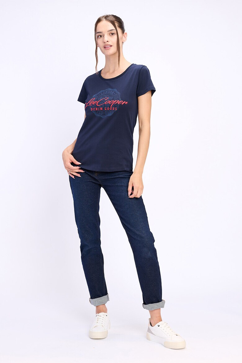 Lee Cooper Памучна тениска с лого - Pepit.bg