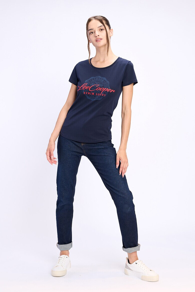 Lee Cooper Памучна тениска с лого - Pepit.bg