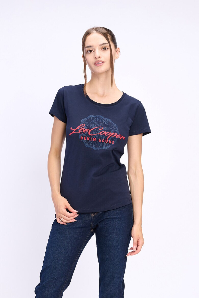 Lee Cooper Памучна тениска с лого - Pepit.bg