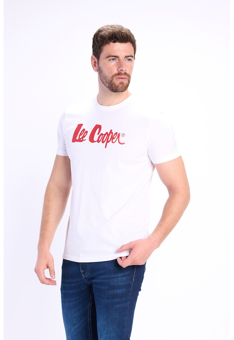 Lee Cooper Памучна тениска с лого - Pepit.bg