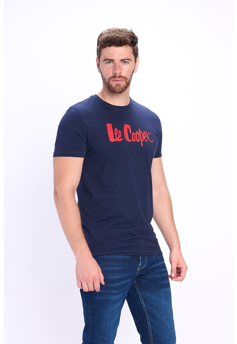 Lee Cooper Памучна тениска с лого - Pepit.bg