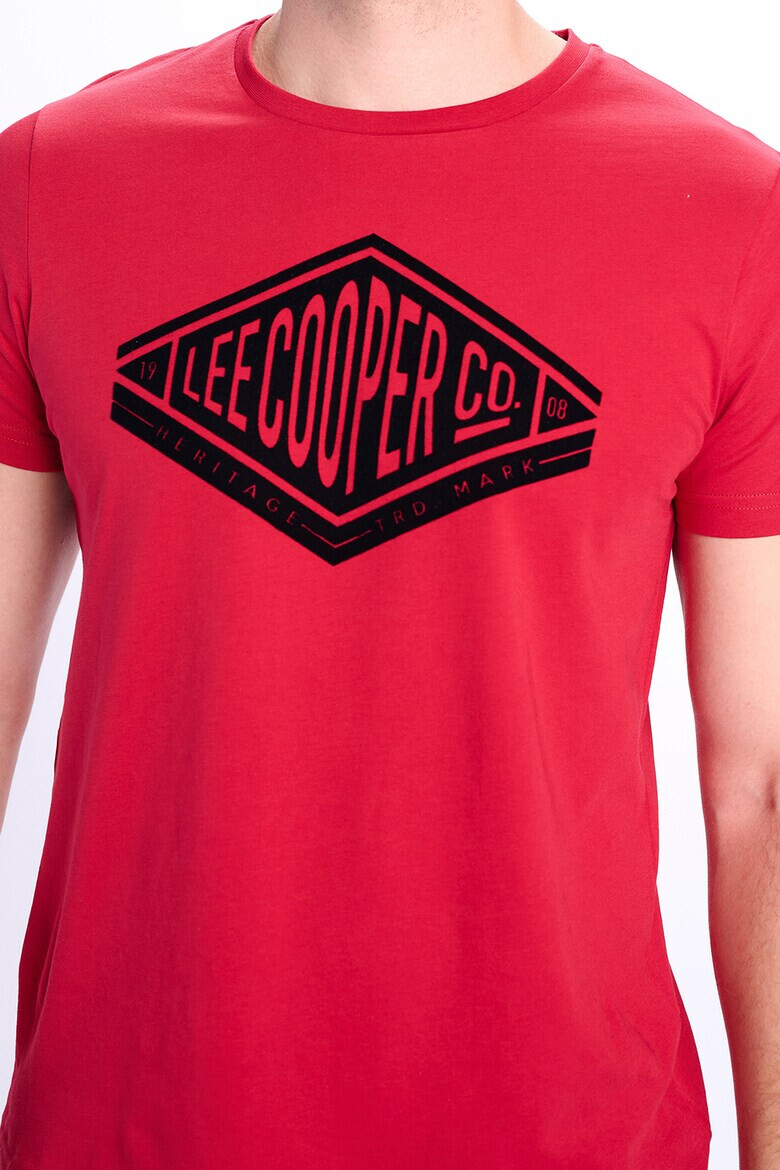 Lee Cooper Памучна тениска с лого - Pepit.bg