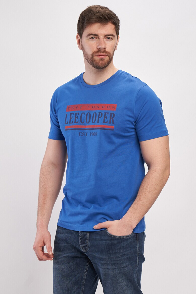 Lee Cooper Памучна тениска с лого - Pepit.bg